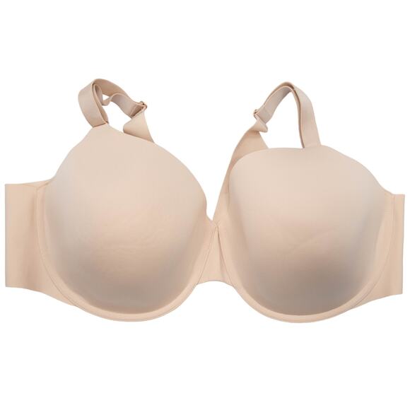 Soma Pale Sand Vanishing 360 Perfect Coverage Bra 44DD - Picture 3 of 6